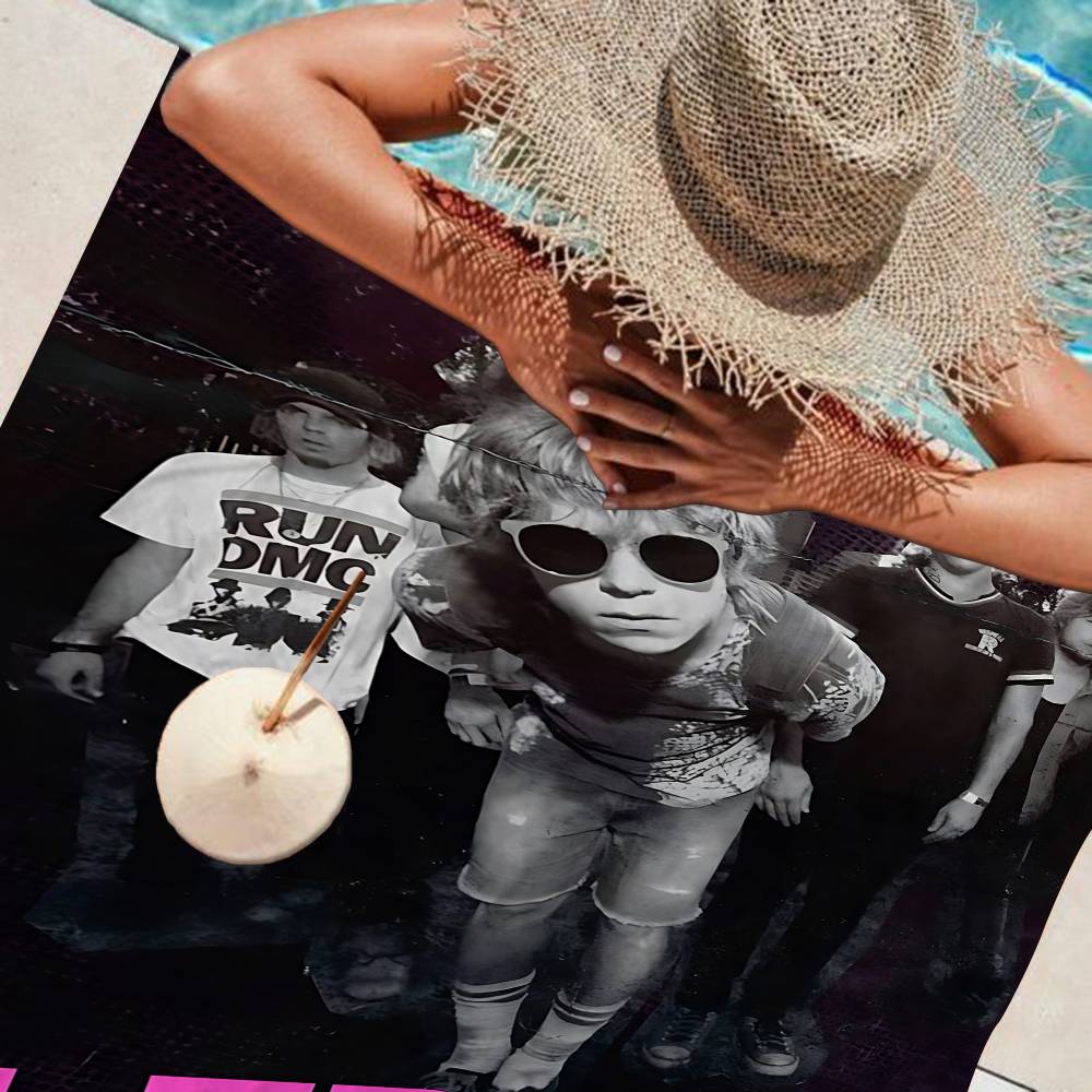 Pop Rock Band Cage The Elephant Anime Beach Swimming Towel Soft Absorbent Washcloth Children's Gifts For Kids Travel Camping
