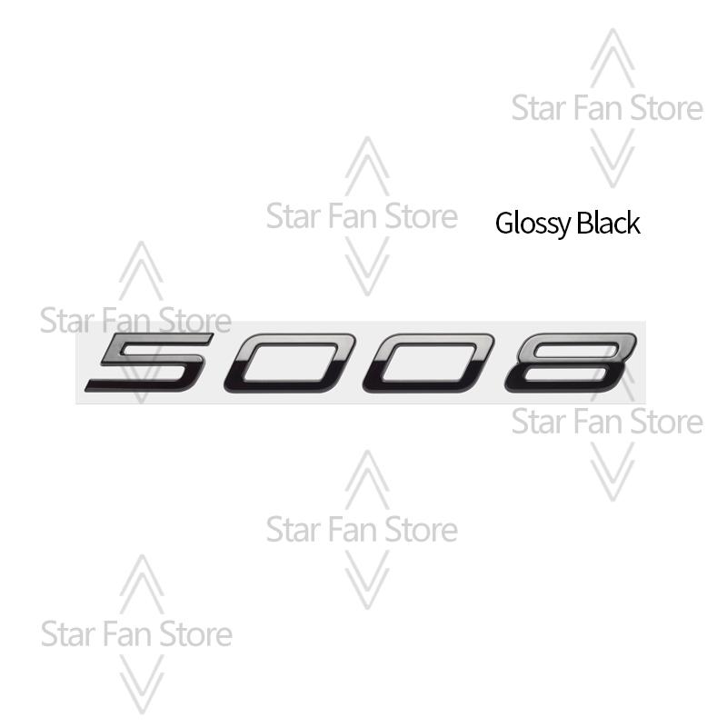 Metal For New Peugeot 3008 2008 5008 Logo Badge 3D Stickers Fender Emblem m Decal Auto Accessories Letter Decoration Car Styling