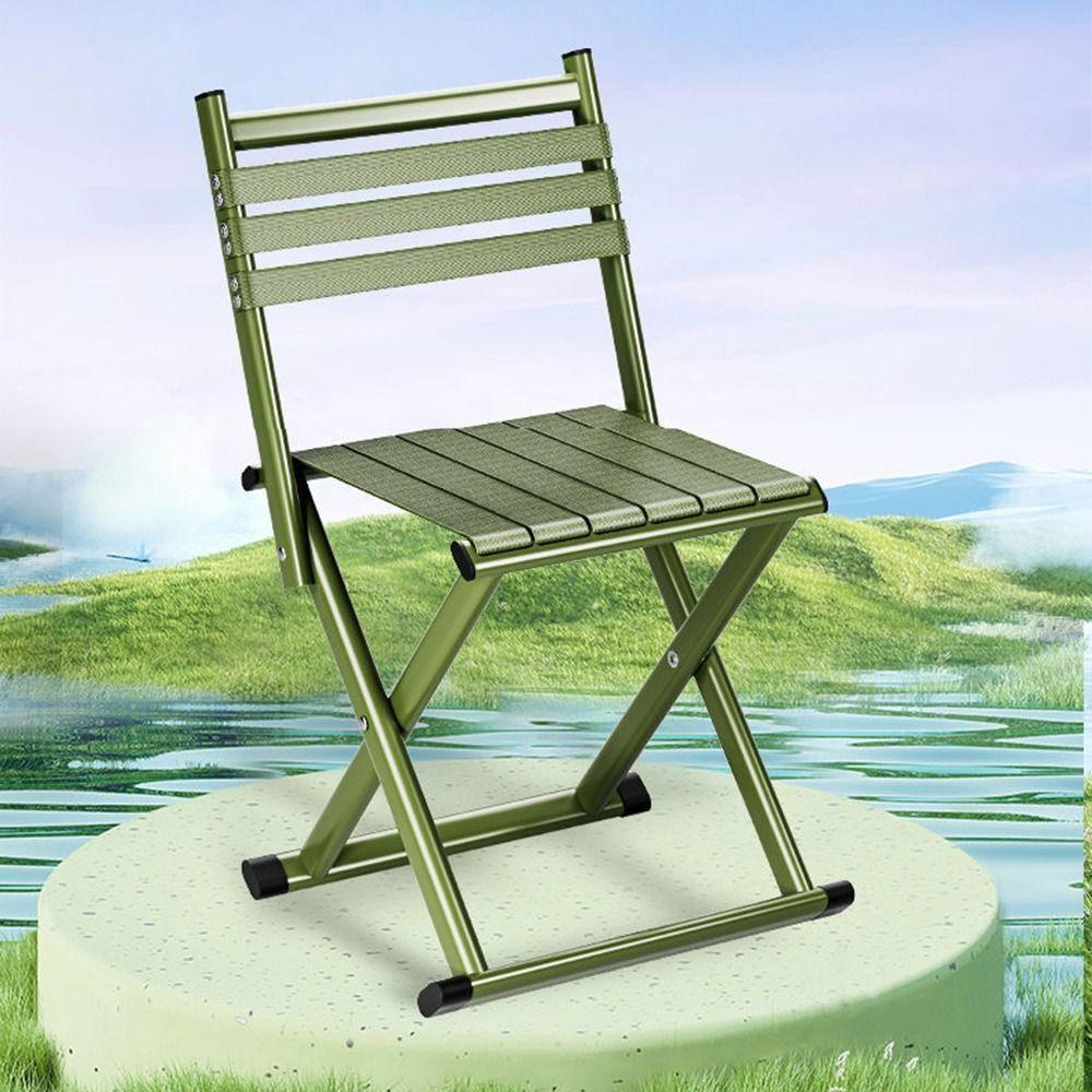 Strong Load-bearing Portable Folding Chairs Sturdy Fishing Stool Easy To Carry Patio Seat  Travel