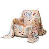 Cross-border Customizable Pure Cotton Gauze Towel Blanket Comfortable Soft Sofa European Style Four-season Geometric Pattern