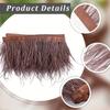 1/5/10M Ostrich Feather Trim 8-10cm Plumes Fringe Ribbon for DIY Sewing Clothing Feathers Wedding Dress Decoration Accessories