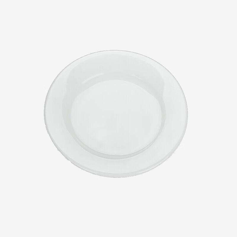 Lanshi White Porcelain Round Plate