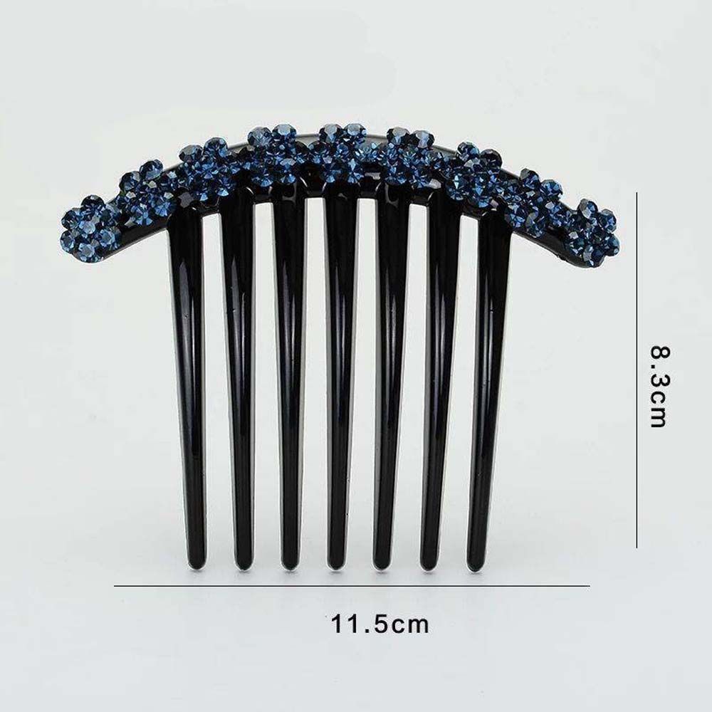 Ponytail Holder For Girls Korean Barrettes Crystal Hair Clips Women Hair Comb Mother Headwear