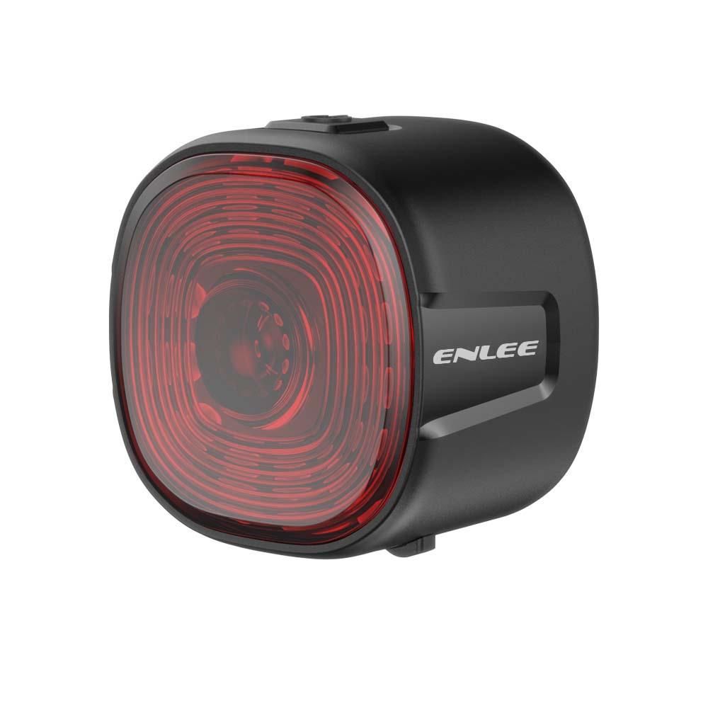 Enlee Bicycle Rear Light Smart Induction Brake High Brightness Warning Light For Road Mountain Bike Night Riding Multi Mount