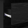 Desk Black Oak Effect 90 x 37.5 x 75 cm