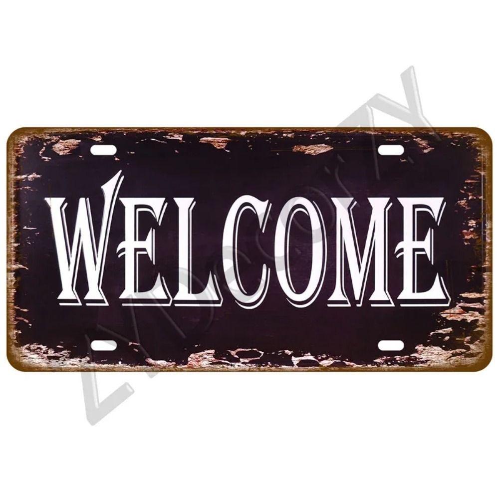 Vintage Route 66 Cars Metal Tin Sign Bar Club Tire Shop Decor
