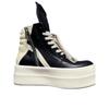Scarpe a testa larga europee e americane 2025 nuove scarpe sportive casual con plateau rialzato punta tonda cinturini scarpe alte in tela marea da donna