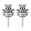 Pack of 2 Guitar Strap Locks Easy to Use Guitars Strap Buttons Metal Texture Bass Straps Locks Metal Guitar Pins