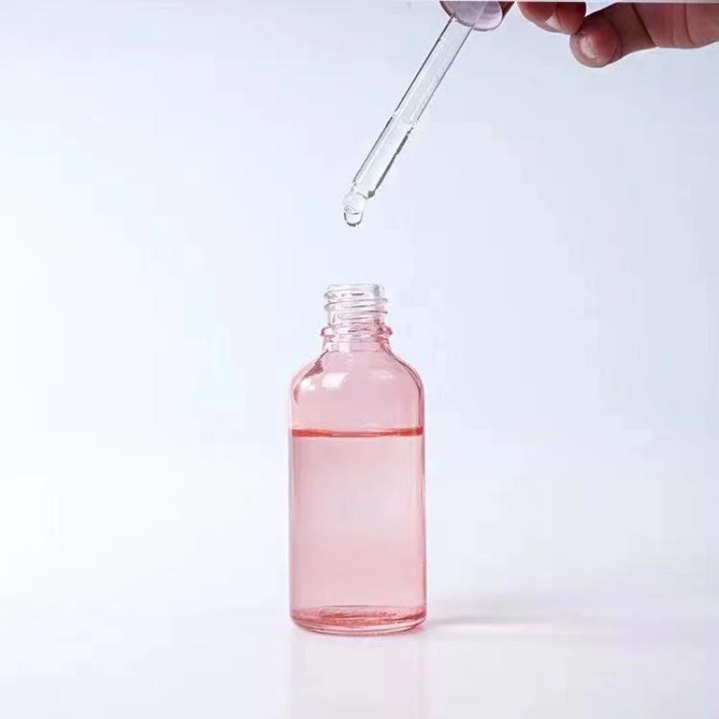 Dropper Bottles Refillable 5-100Ml Rose Gold Lid Cosmetic Container Glass Aromatherapy Liquid For Essential Massage Oil Pipette