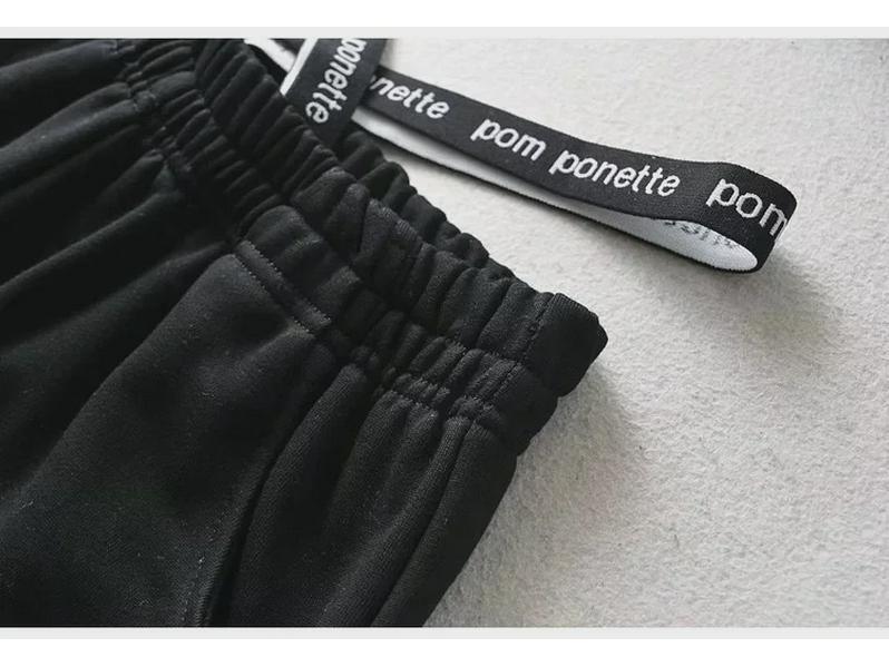 Damshorts med hög midja, elastisk midja, lös passform, sommar - Hot Girl-stil