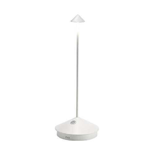 Lampe De Table - ZAFFERANO - PINA PRO - LED Rechargeable - Aluminium - IP54