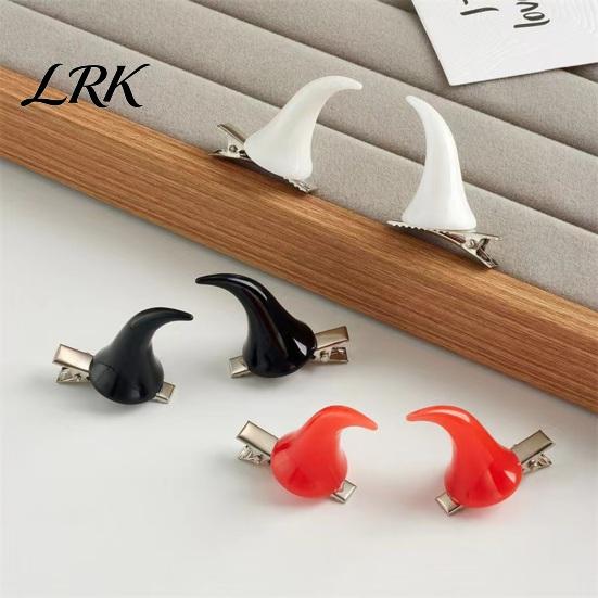 Small Horn Clips for Photoshoots 2Pcs Halloween Evil Hair Clips, Horror Demon Goth Ear Cute Devil Horns Parties Hairpins, Barrettes Accessories Women