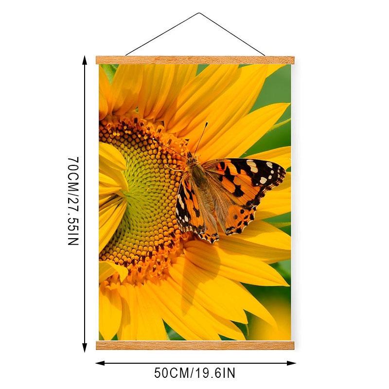 41 cm/51 cm girasole magnetico poster appendiabiti cornice naturale cornice appendiabiti cornice per foto cornice per arte della parete cornice artigianale