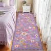 Boho Vintage Floral Butterfly Print Runner Rug Botanical Flowers Non Slip Floor Mat Hallway Bedroom Kitchen Home Decor Carpet
