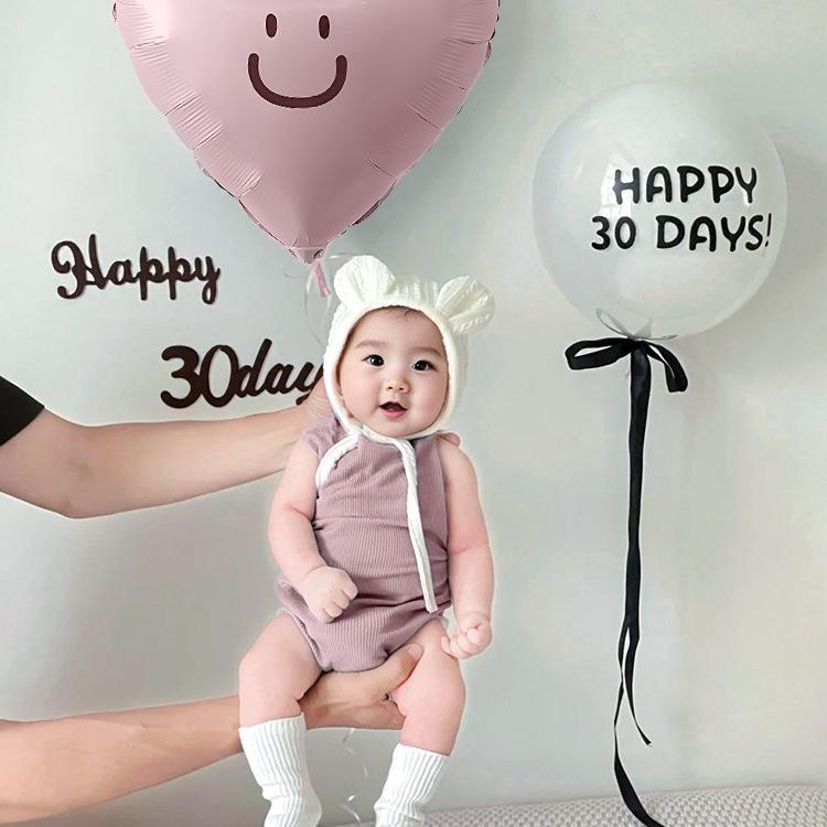 30-Day Baby Celebration Photo Props & Background Wall Set