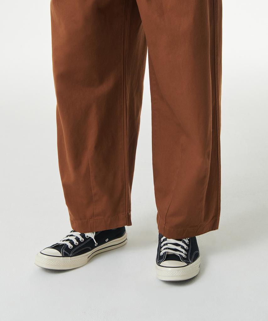 MUSINSA STANDARD Cotton Wide Balloon Pants [Brick Orange]