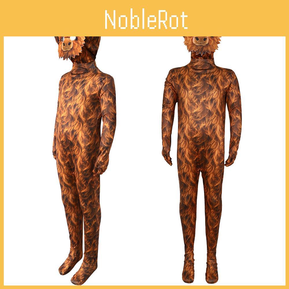 Zealand New Scottish Cow Cosplay  Bodysuit Stage Performance Outfit Halloween