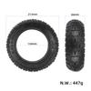 For VSETT 9/9+/Zero 9/Inokim Light 2 Scooters 8.5x3" Rubber Tyre Set with Angled Nozzle 81/2x2" Inner Tube