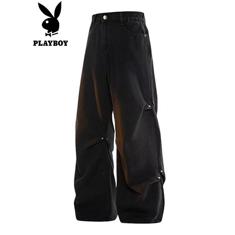 

Playboy Men s Straight Loose Fit Jeans 2XL