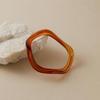 Bohemian Acrylic Bangle Geometric Hip Hop Irregular Wide Bracelet Europe American Style Exaggerated Retro Hand Ring Women