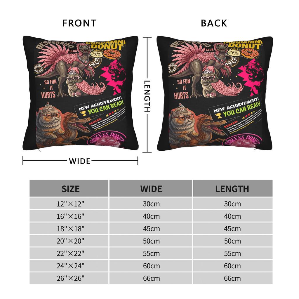 Dungeon Crawler Carl Pillow Cover Vintage Pillow Case For Sofa Home Decoration Comfy Cushion Cover Birthday Present