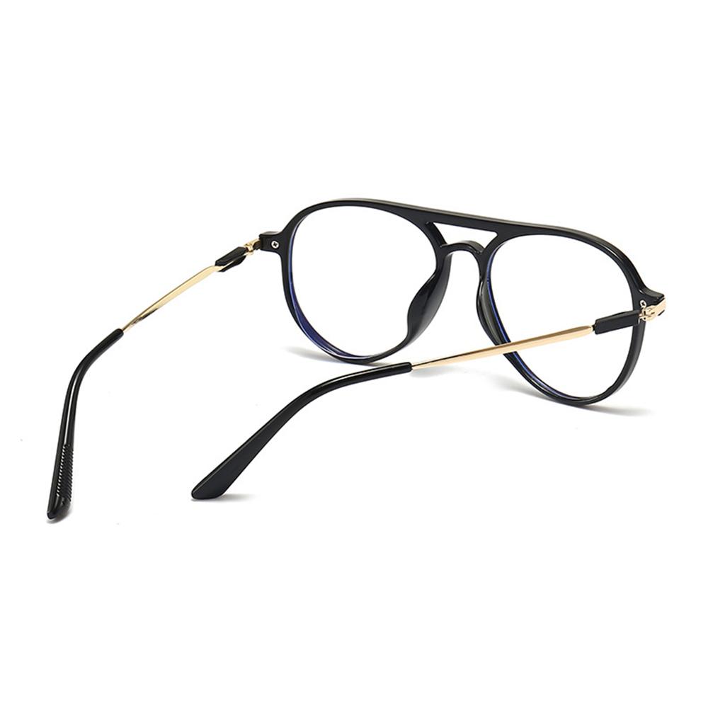Oversized Pilot Frame Double Bridge Comfortable Photochromic Reading Glasses +0.75 To +4