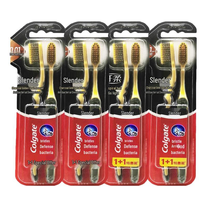 

Colgate Slim Soft Charcoal Toothbrush, 8-Pack