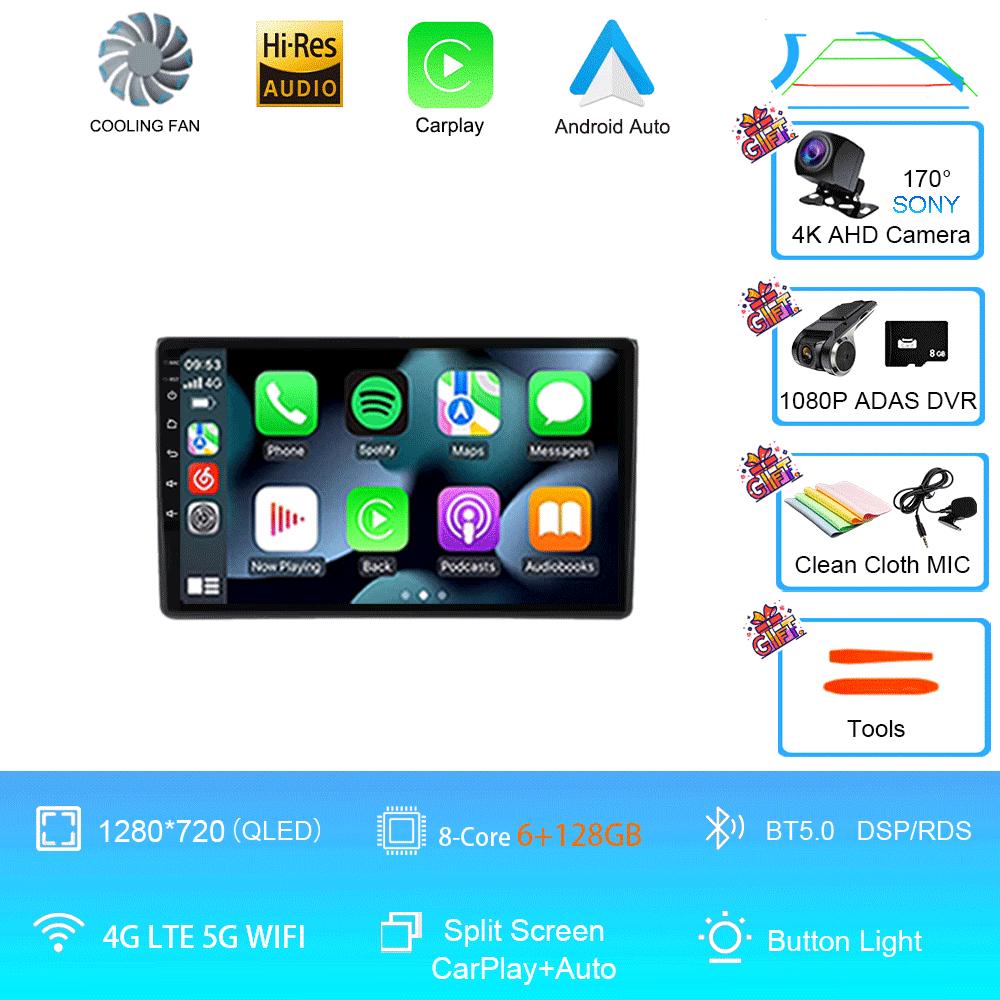 Android 14 For Wuling Hongguang 2025 Car Radio Wireless Carplay Multimedia GPS Player Head Unit No 2 Din 2din Dvd