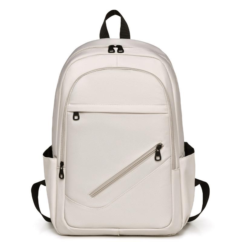 

School season spring new backpack men and women couples schoolbag college students simple business commuter leisure bag