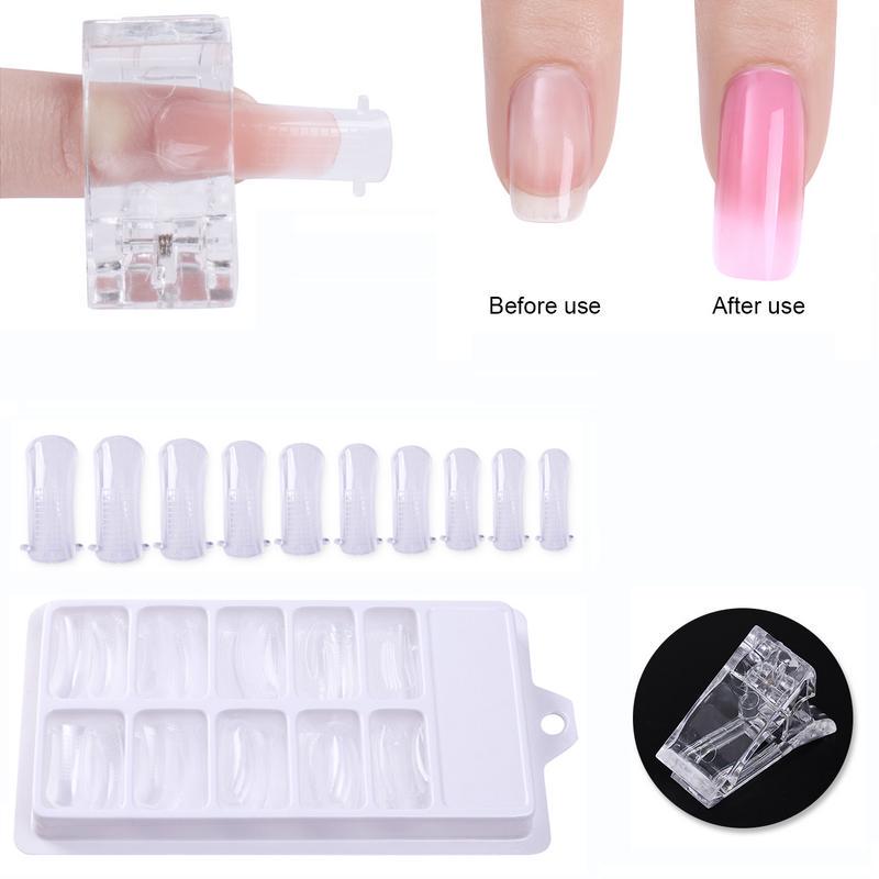 Kaufe 1 Stück Poly Extension Gel Quick Building Nagelspitzen Clip
