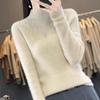 Women S Slim Fit Half Turtleneck Pullover Knit Sweater For Base Layer