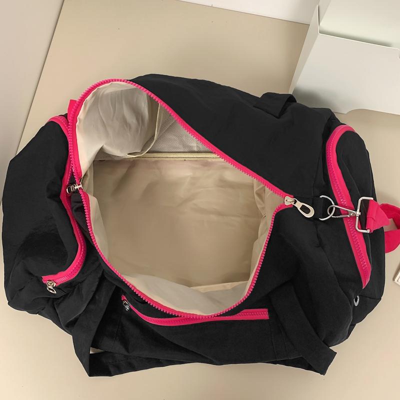 Men's Travel Bag Women's Shoulder Duffel Bag Separation Shoes Bags Sports Yoga Bag Fitness Bag Dry Wet Separation Storage Crossbody Bag