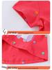 2026 Spring/Summer Girls' Cute Embroidered Short-Sleeve Knit Cotton Princess Dress