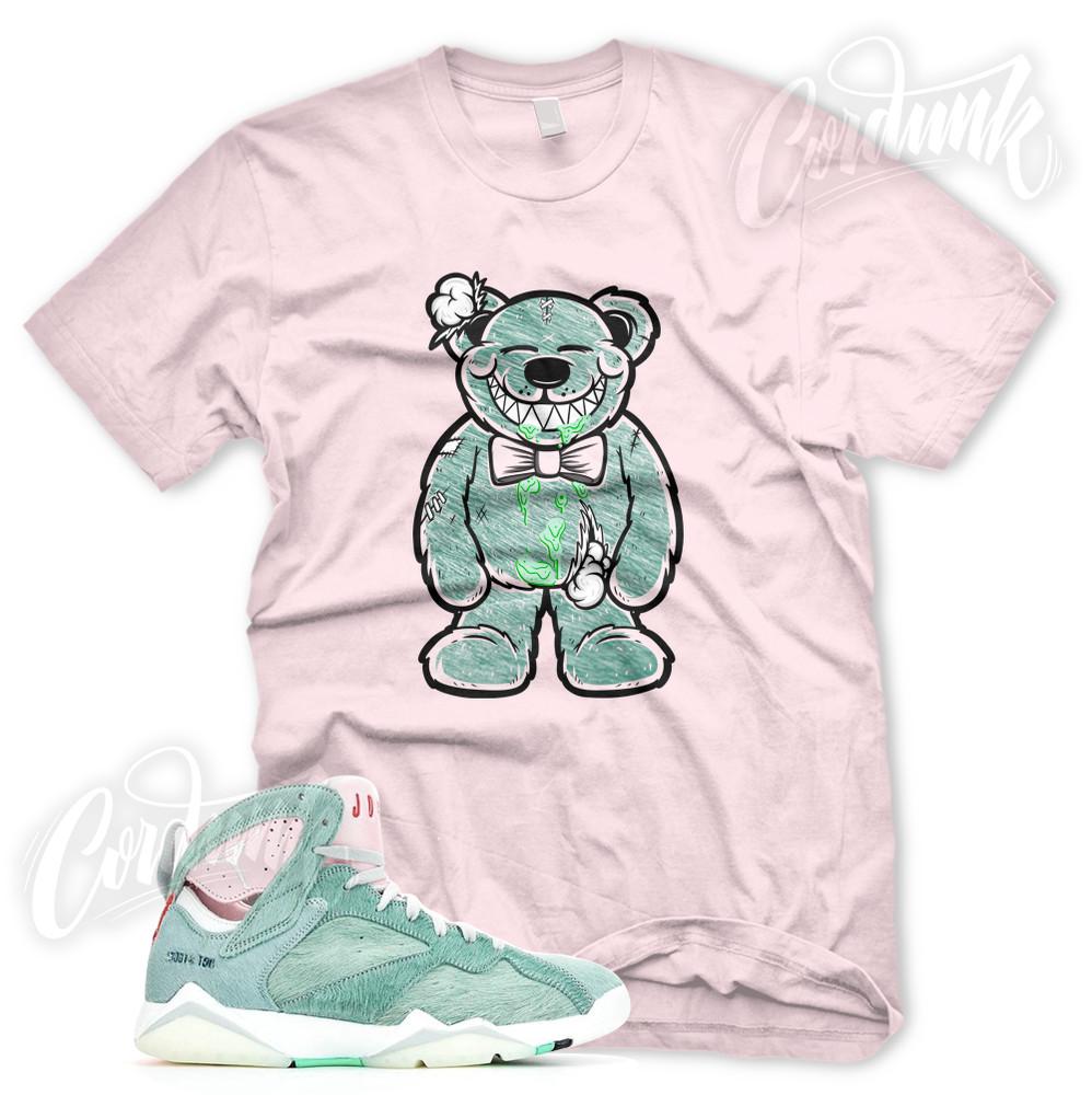

Pink TATTERED TEDDY T Shirt for J1 7 Hare 2.0 Sneaker Match DMP Turbo Green Unisex T-Shirt XXXL