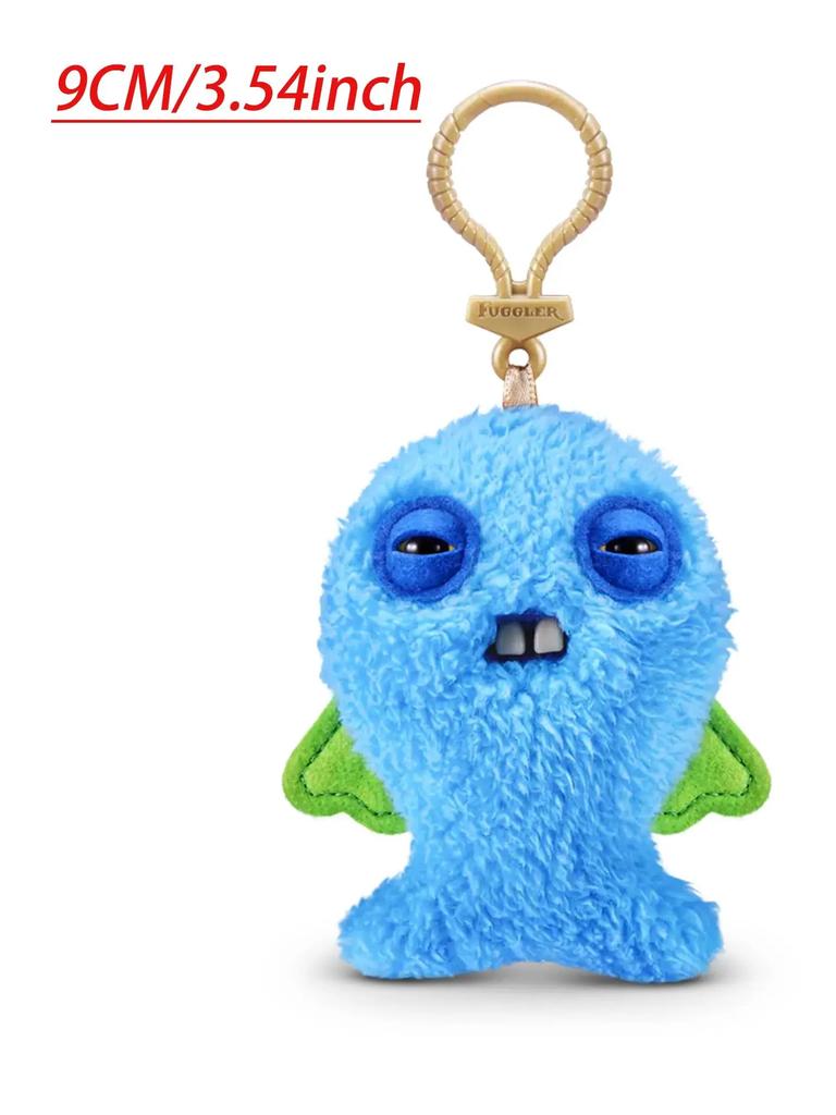 Fuggler Keychain Series 5 Funny Fugg Ugly Monster Plush Toys Cartoon Backpack Pendant Dolls Stuffed Peluche Gifts 10-11CM
