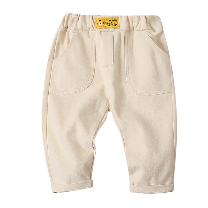 Boys' Spring 2022 Casual Korean Cotton Pants for Small & Medium Children