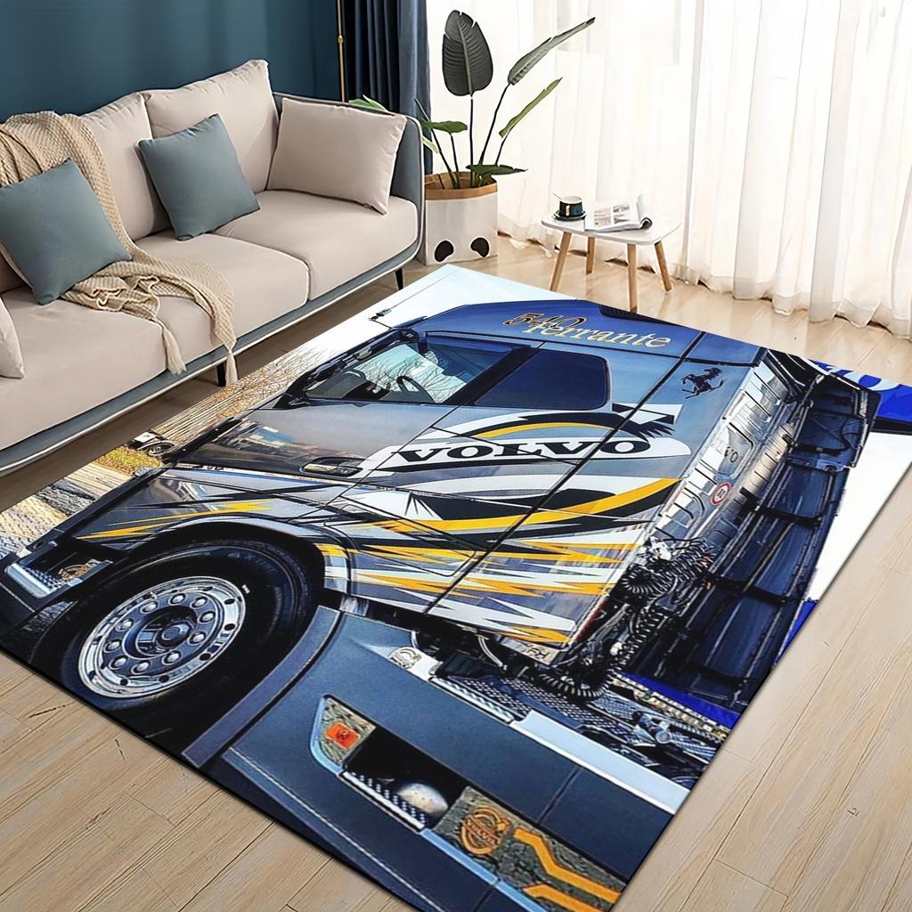 27 Style New Volvo Cargo Trucks Lorry Car Motorcycle Rug Carpet for Living Room Bedroom Home Decor,kid Non-slip for Sofa Doormat