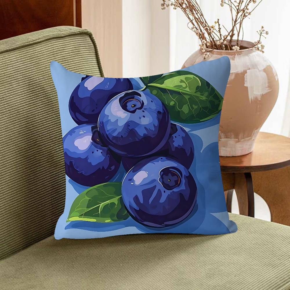 Fruit Pattern Cartoon Pillowcase Toon Gift Cushion Cover Bedroom Home Sofa Chair Seat Decor Pillow Case
