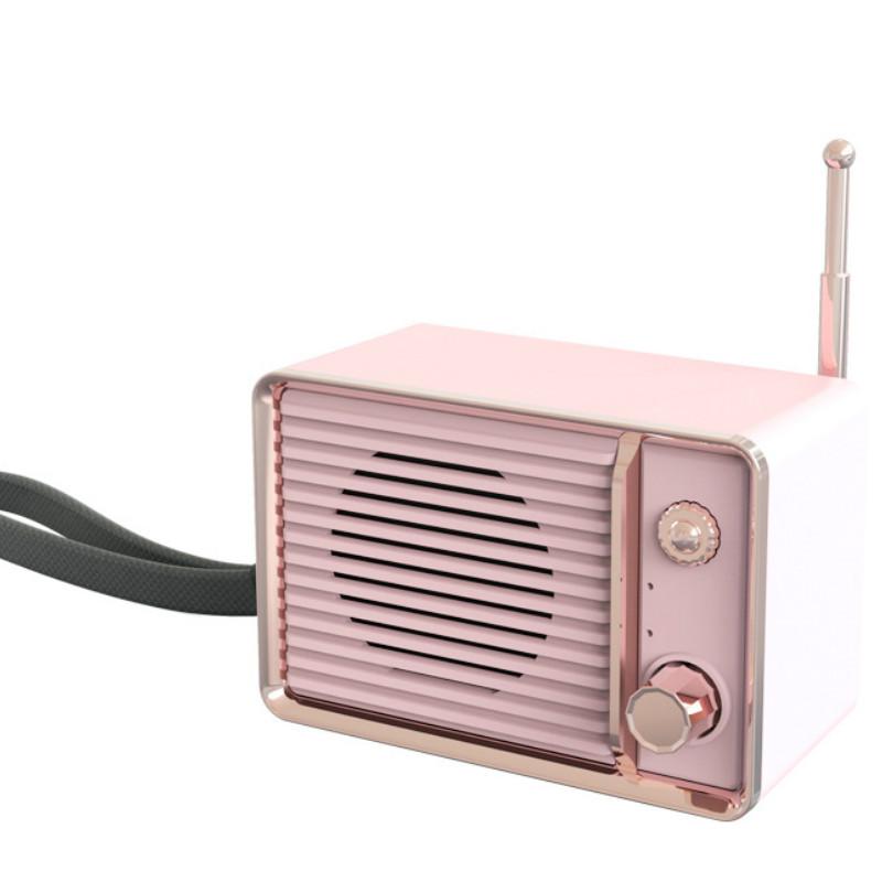 Retro Wireless Bluetooth Speaker Portable Mini Cute Gift Subwoofer Small Speaker