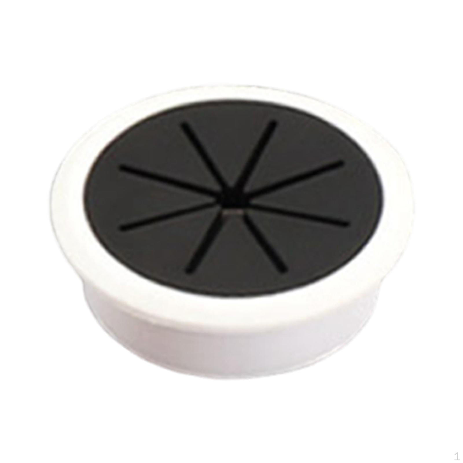 

Крышка для отверстия для кабеля, органайзер для проводов и защита, гибкая настольная втулка, органайзер для проводов Black White