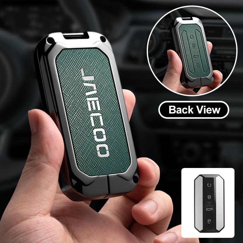 

Car Key Case Cover Bag For Chery Jaecoo J5 5EV J7 2025 Key Chain Protective Cover Smart Remote Key Protection Shell Accessories