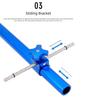 Blue Bicycle Derailleur Aligner Hanger 360° Rotation Bike Tail Hook Bike Hook Aligner  MTB Bike
