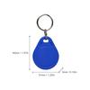 10pcs 13.56MHz UID Rewritable IC Clone Smart Key Fobs,Blank Tag Writable Readable,Access Control RFID Tag Token,Access Control Key Card Used to