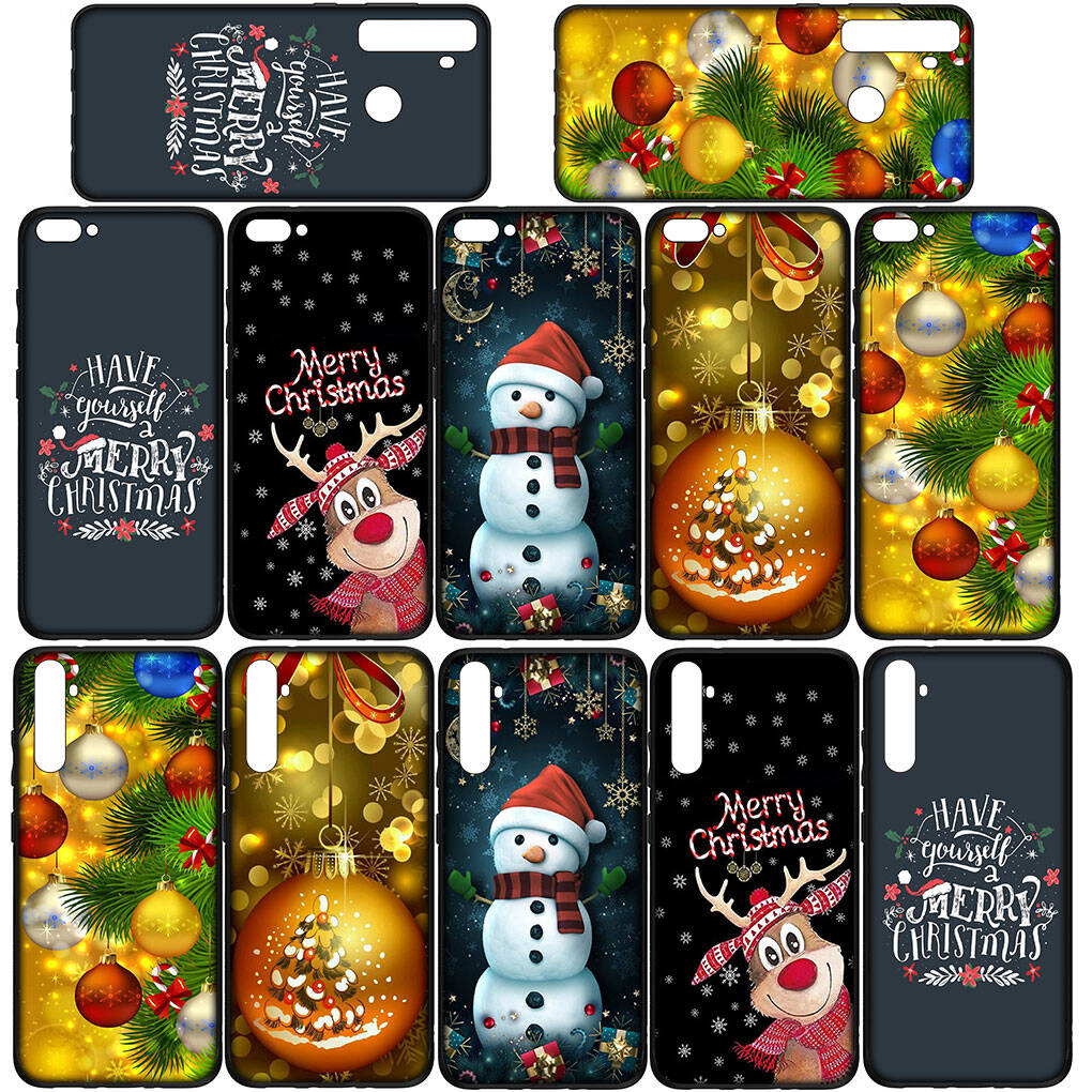 Case for iPhone 17 16 15 Xiaomi Poco F8 F7 X7 X6 M8 C85 C75 C71 Redmi Note 14 13 12 11 Pro Max A3 A4 14C 13C 15C Deer Decoration Merry Christmas Tree