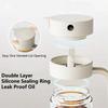 550mL Oil Empty Bottle Pourer Glass Bottles Automatic Opening and Closing Kitchen Cooking Oil Dispenser Cruet for Camping BBQ