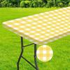Multipurpose Rectangle Tablecloth With Strong Grip Suitable For Home Camping And Occasion