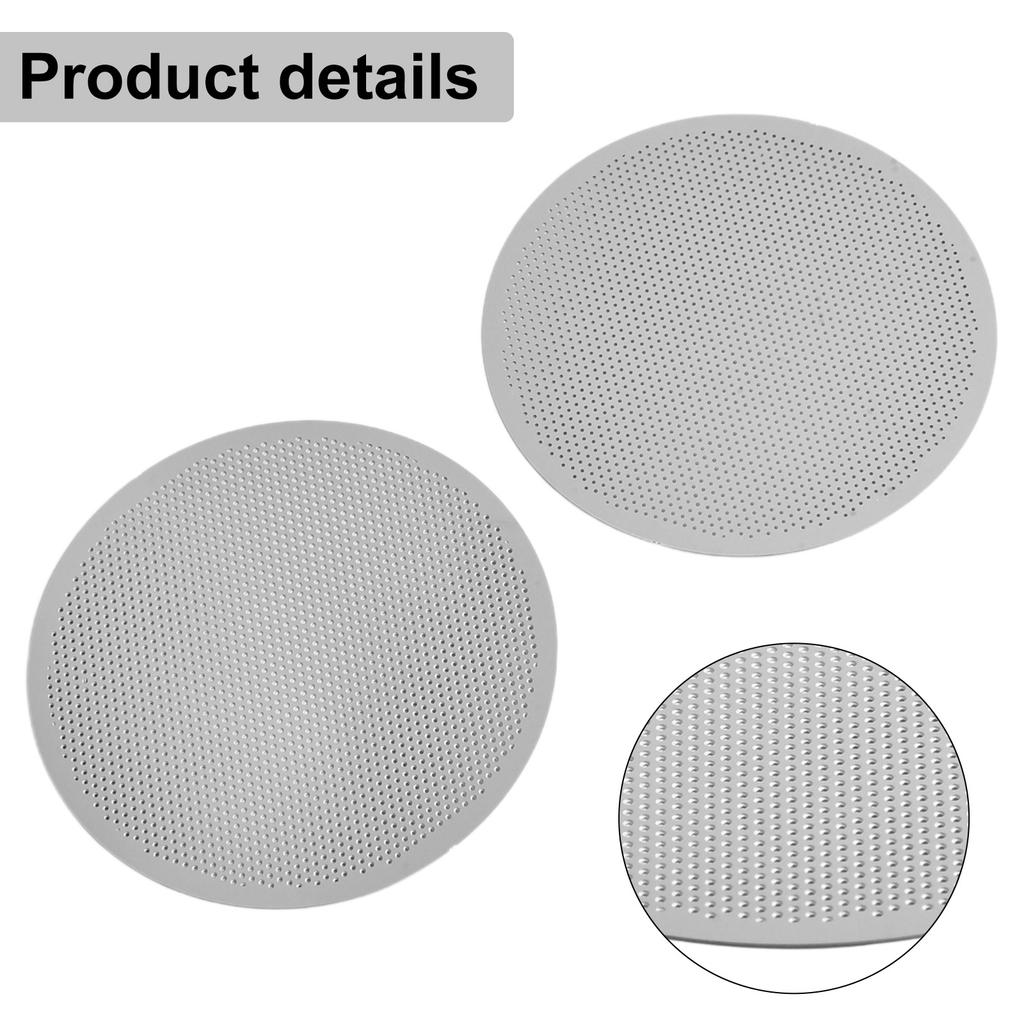 Espresso Makers Metal Coffee Filters 2 Pack Coffee Pots Disc For AeroPress Mesh Strainers Metal Coffee Filters