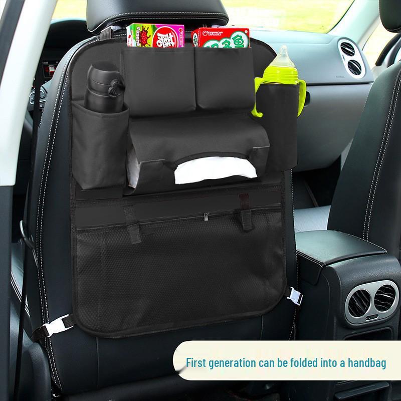 Korean Cartoon Car Seat Back Storage Bag for Kids