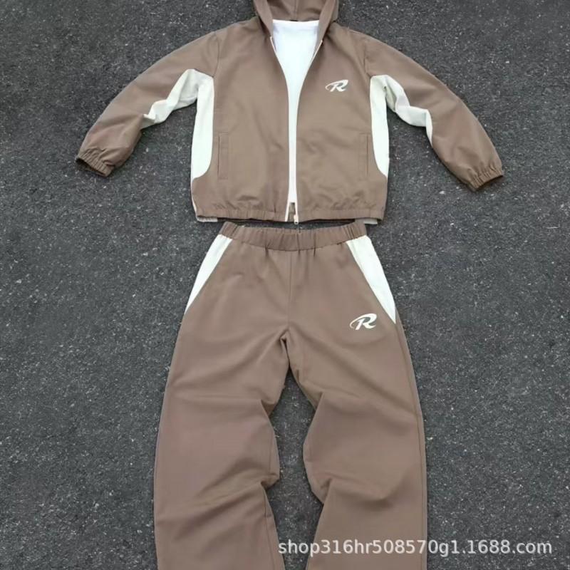 Womens Casual Tracksuit Hooded Zip-Up Top Long Pants Set American Style Sleeve All Sizes XS-6XL Everyday Sports Wear