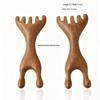 Sandalwood Meridian Massage Comb - Natural Health Wood for Household Use